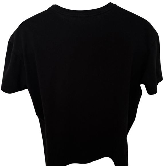 RVCA VA Sunset Palm Trees Black Tee Shirt Men L Large Regular Fit - Picture 3 of 5